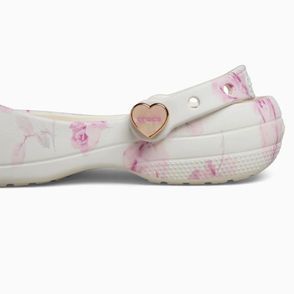 NIB LoveShackFancy X Crocs Classic Ballet Oyster Sz 9 - Picture 4 of 9